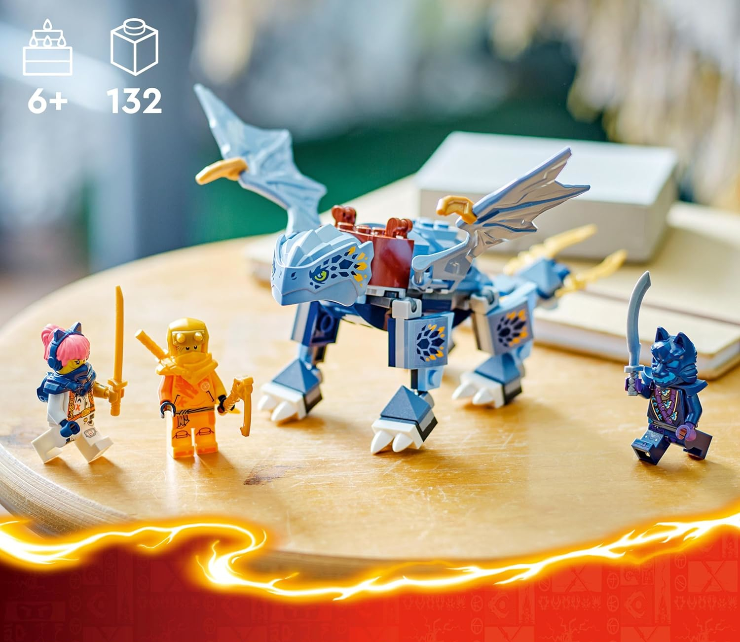 Конструктор LEGO Ninjago Малыш дракончик Рию 71810 - фото 8