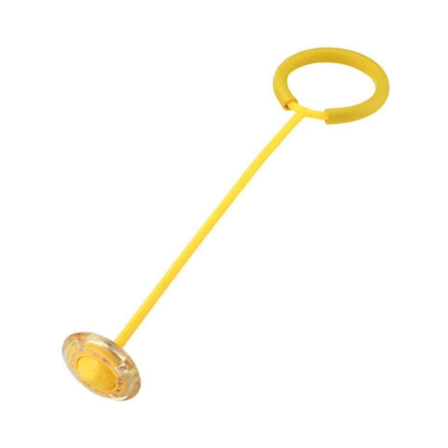 Нейроскакалка Uniglodis Со светящимся роликом желтая - фото 1