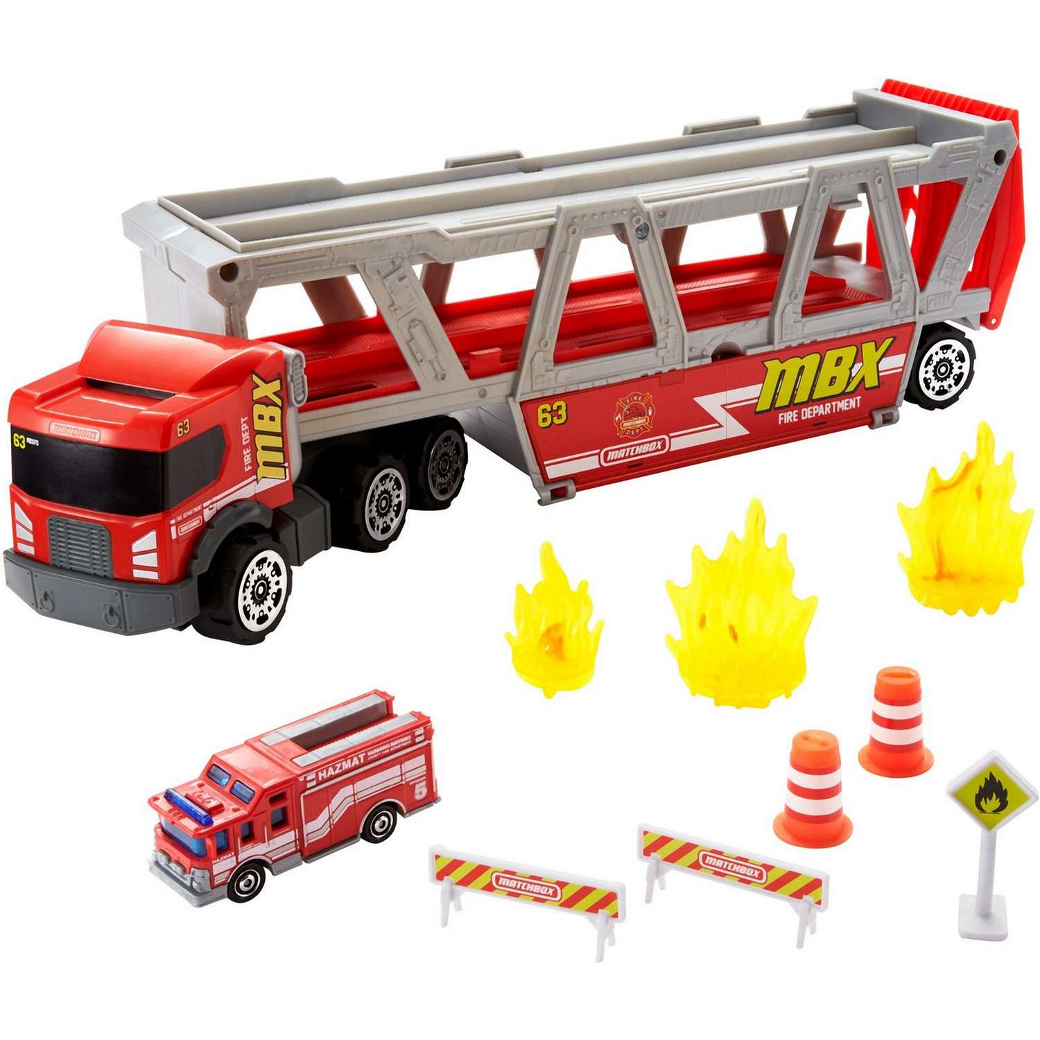 Набор игровой Matchbox Пожарный тягач GWM23 GWM23 - фото 1