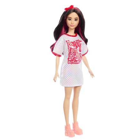 Кукла Arnetta Mattel Barbie Стиль в платье-футболке HRH12