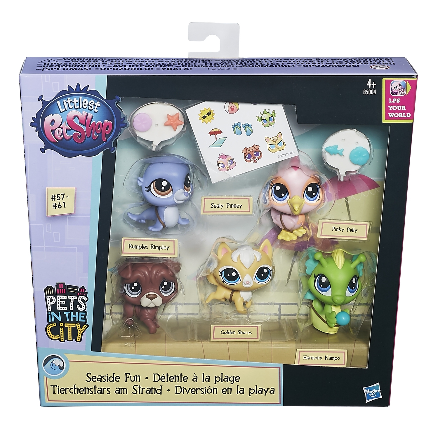 Мини-набор Littlest Pet Shop с 5 зверюшками и аксессуарами B5004 купить по  цене 649 ₽ в интернет-магазине Детский мир