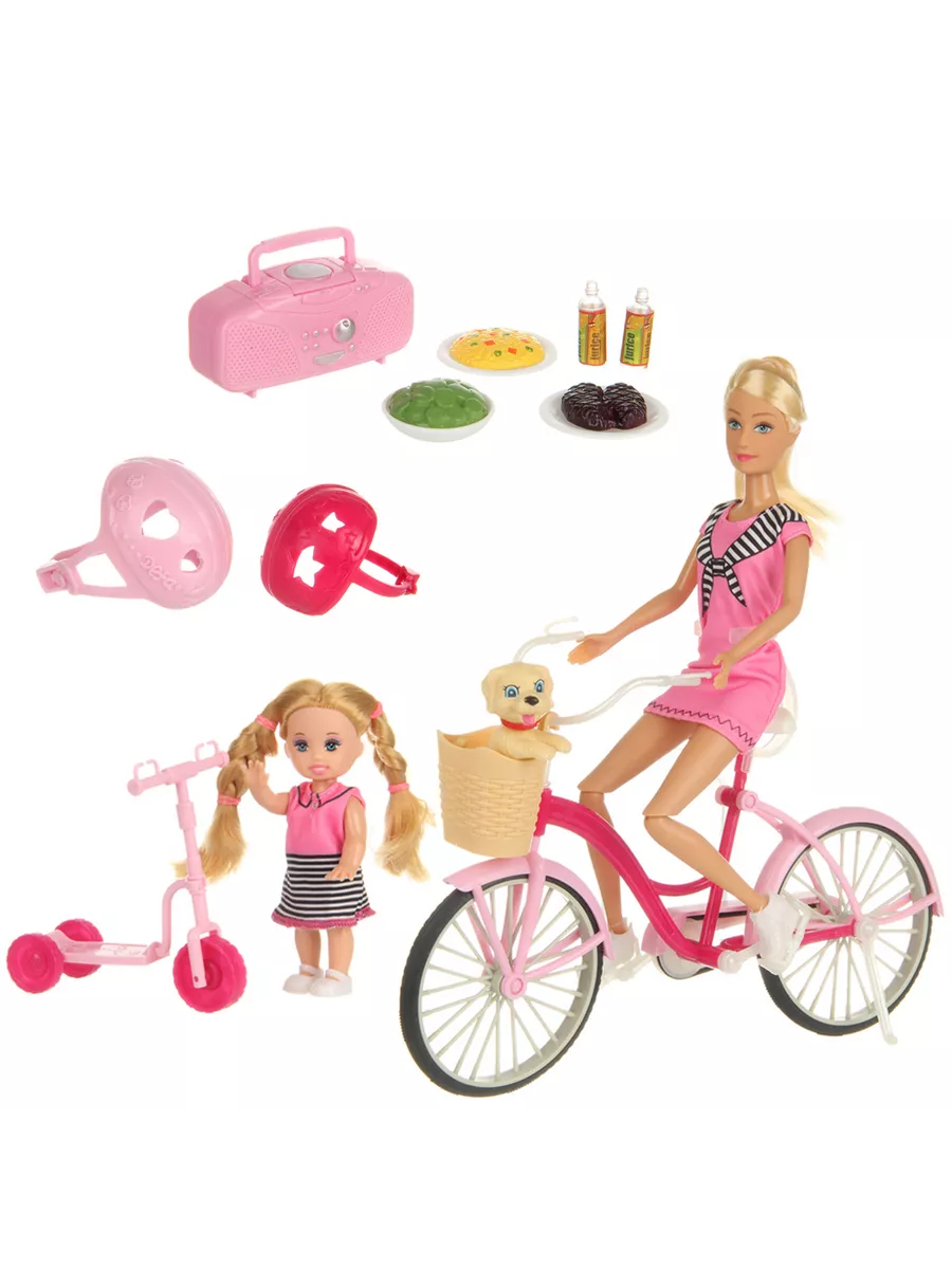 Кукла модель Барби Veld Co Мама с дочкой Едем на пикник 29 см 133600 - фото 1