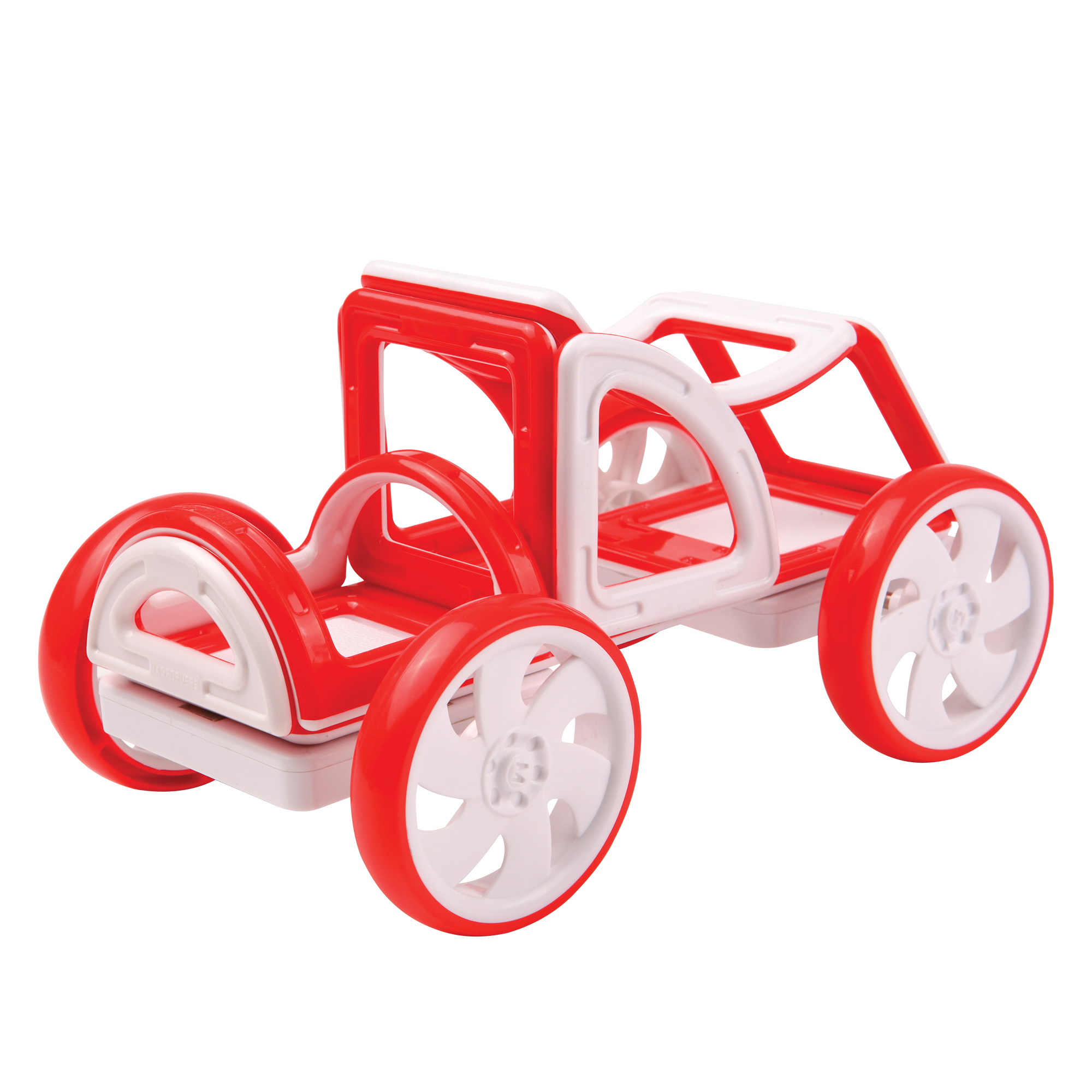 Магнитный конструктор Magformers My First Buggy 14-Red - фото 7