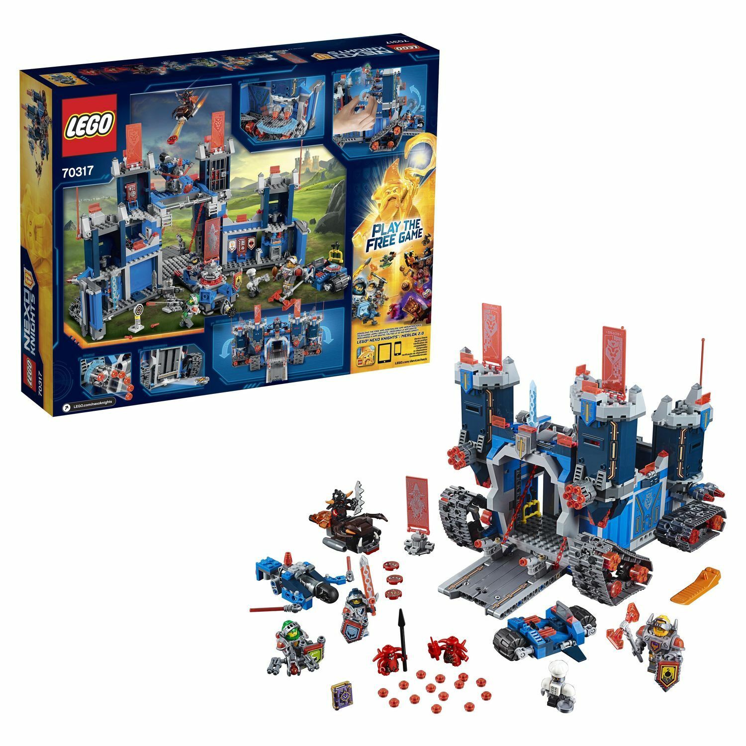 Конструктор LEGO Nexo Knights Фортрекс - мобильная крепость (70317) купить  по цене 5513 ₽ в интернет-магазине Детский мир