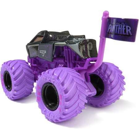Монстр-трак Monster Jam Marvel Black Panther 1:64 фиолетовый