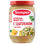 Пюре Semper рагу картофель-овощи-цыпленок 190г с 12месяцев