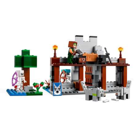 Конструктор LEGO Minecraft Волчья крепость блочный