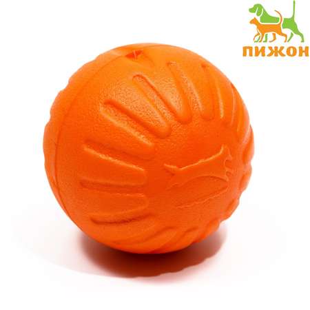 Мяч Пижон плавающий для дрессировки оранжевый