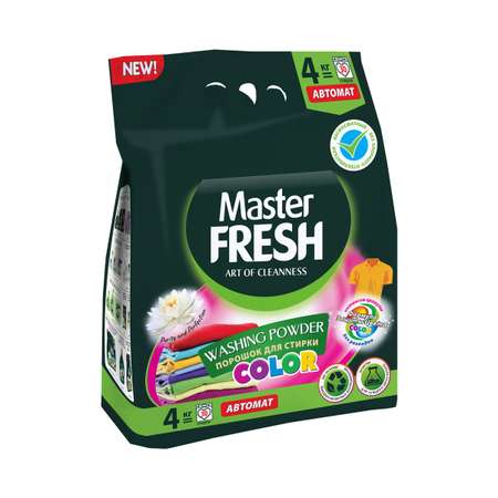 Стиральный порошок Master fresh Color с энзимами 4 кг