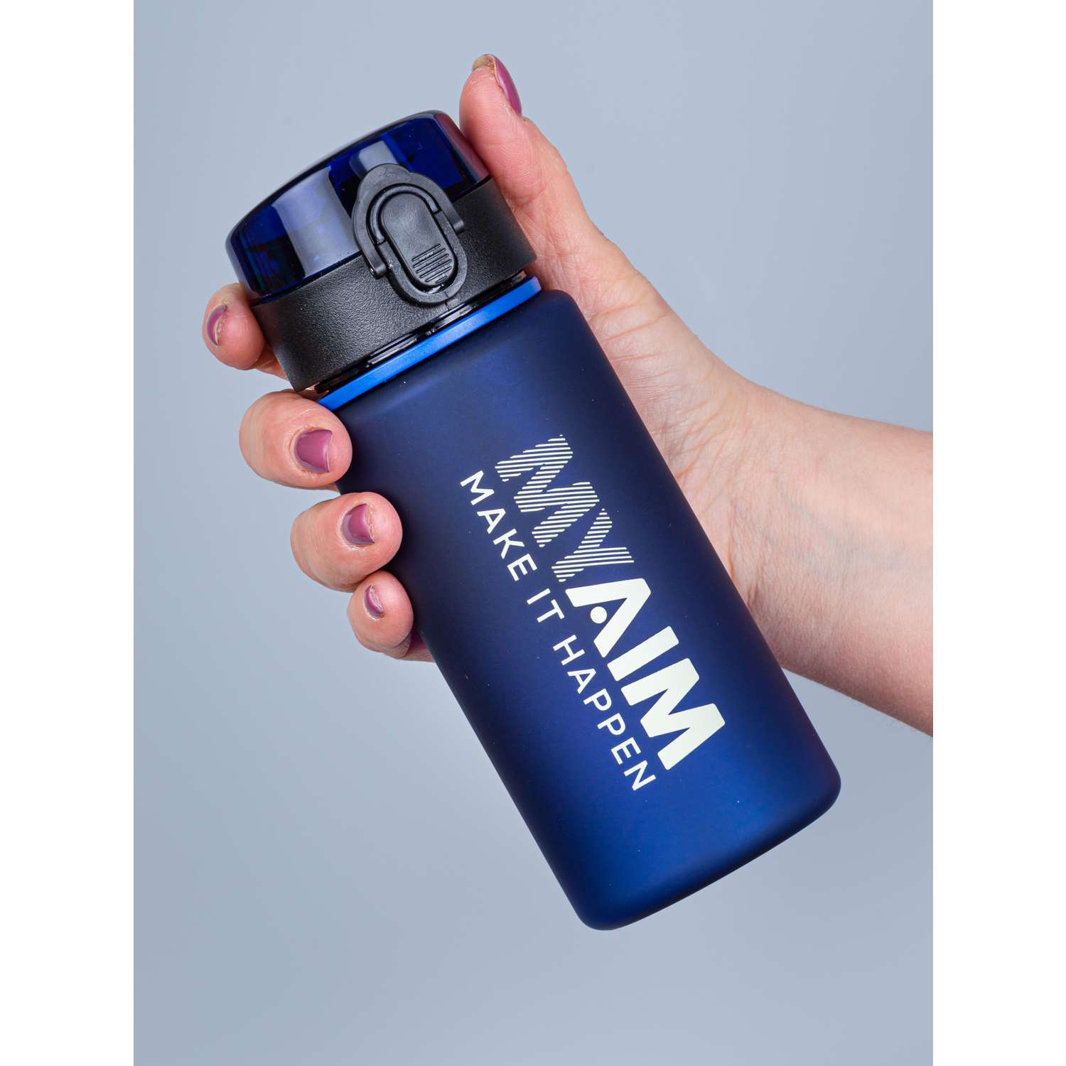 Бутылка спортивная 400 мл MyAim 4001 синий - фото 1
