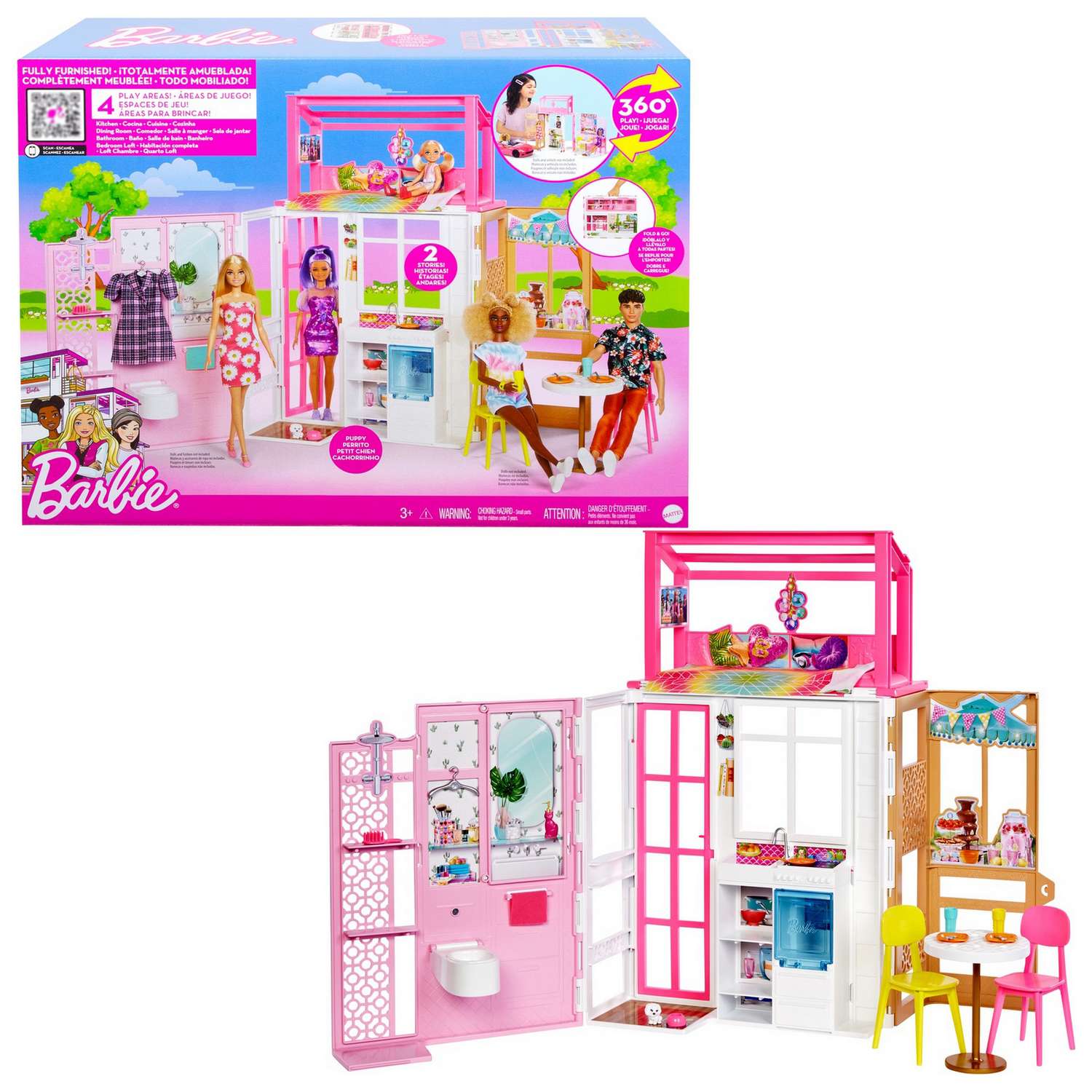 Дом Barbie с мебелью и аксессуарами HCD47 HCD47 - фото 10