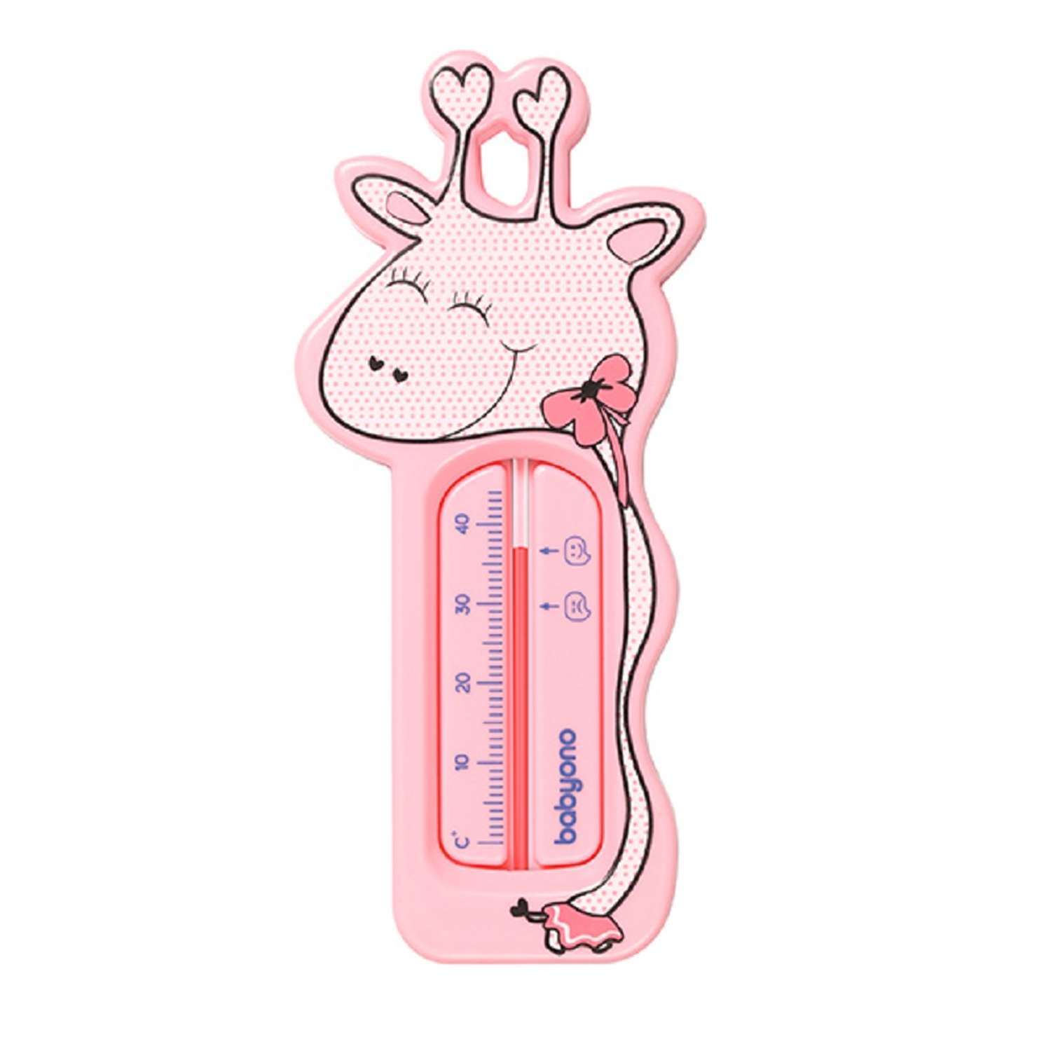Термометр для воды Babyono для купания новрожденных арт775 Розовый - фото 1
