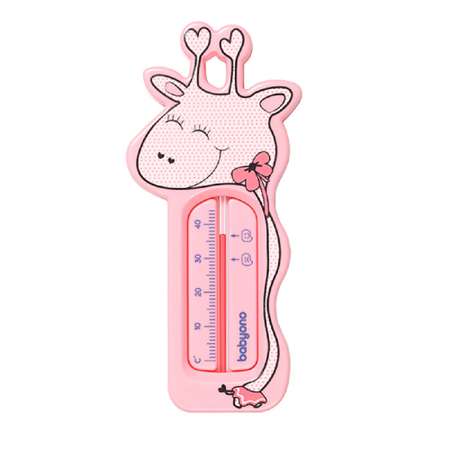 Термометр для воды Babyono для купания новрожденных арт775 Розовый