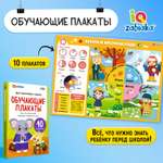 Обучающие IQ-ZABIAKA плакаты «Для подготовки в школе»