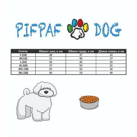 Куртка для собак PIFPAF DOG