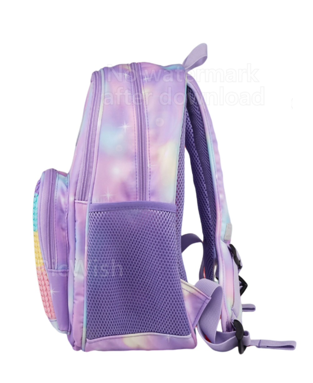 Рюкзак пиксельный Upixel rainbow Futuristic Kids School Bag U21-001 фиолетовый - фото 4