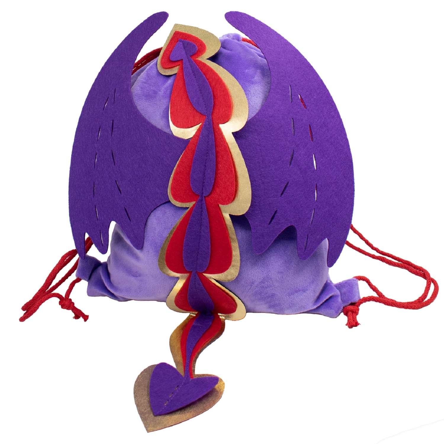 Мешок для подарков Santa Lucia Дракон фиолетовый - фото 1