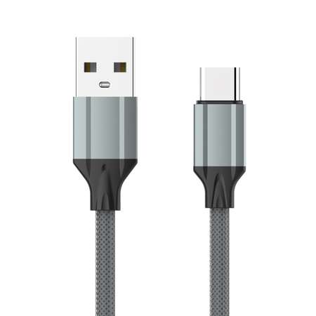 Кабель USB-Type-C LDNIO LS441 1м / 2.4 А / медь 86 жил / серый