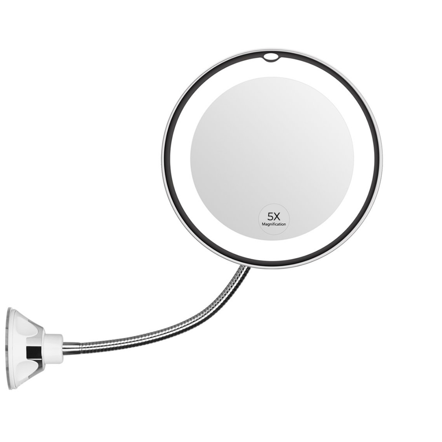 Зеркало косметологическое CleverCare с подсветкой и с гибкой штангой 5Х 6.7 - фото 1