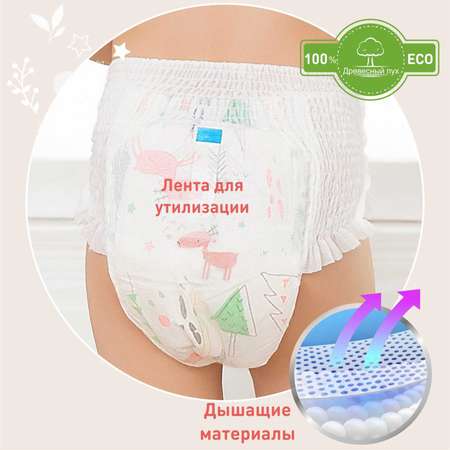 Подгузники-трусики miTOmi Day XL 12-20 кг 36 шт