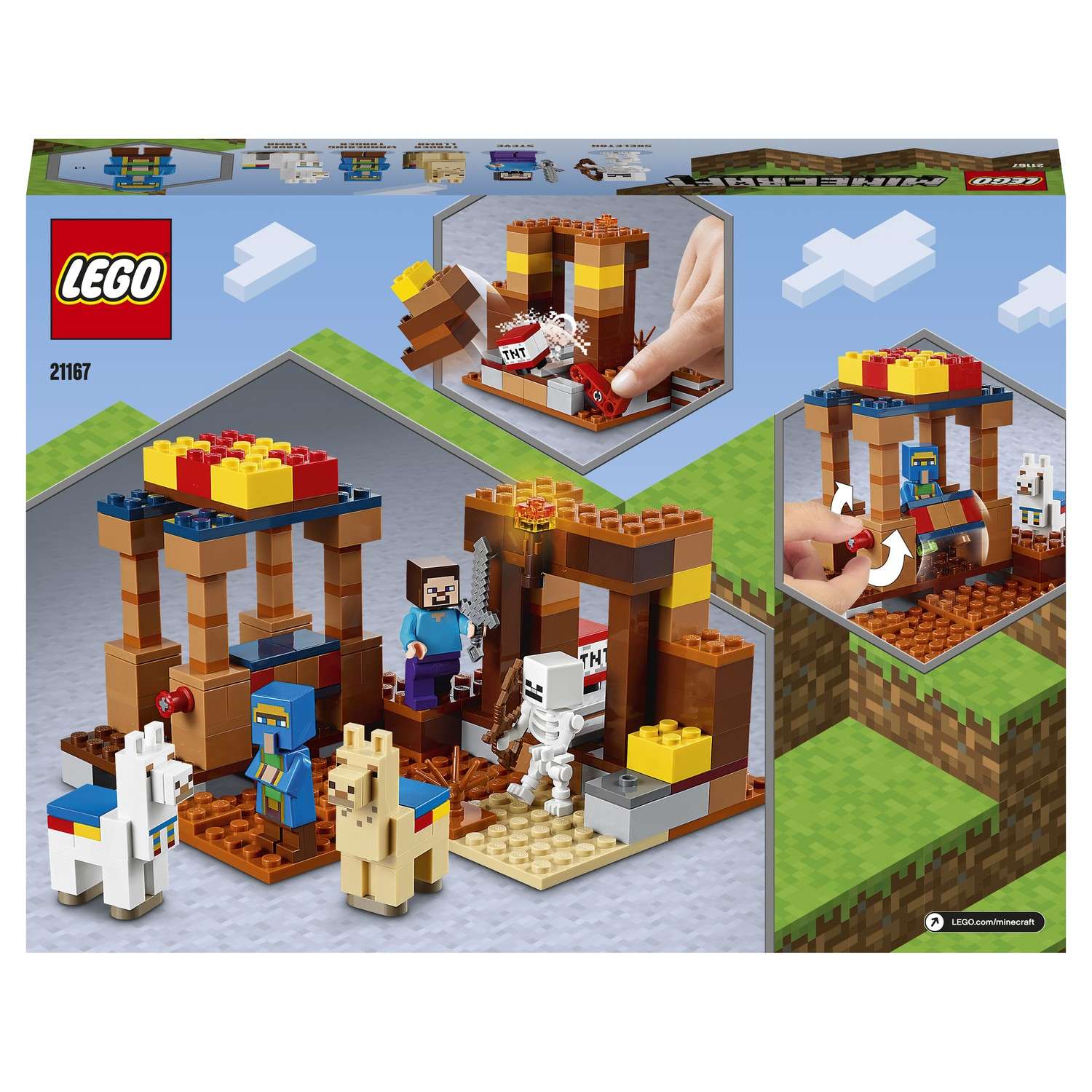 Конструктор LEGO Minecraft Торговый пост 21167 - фото 3