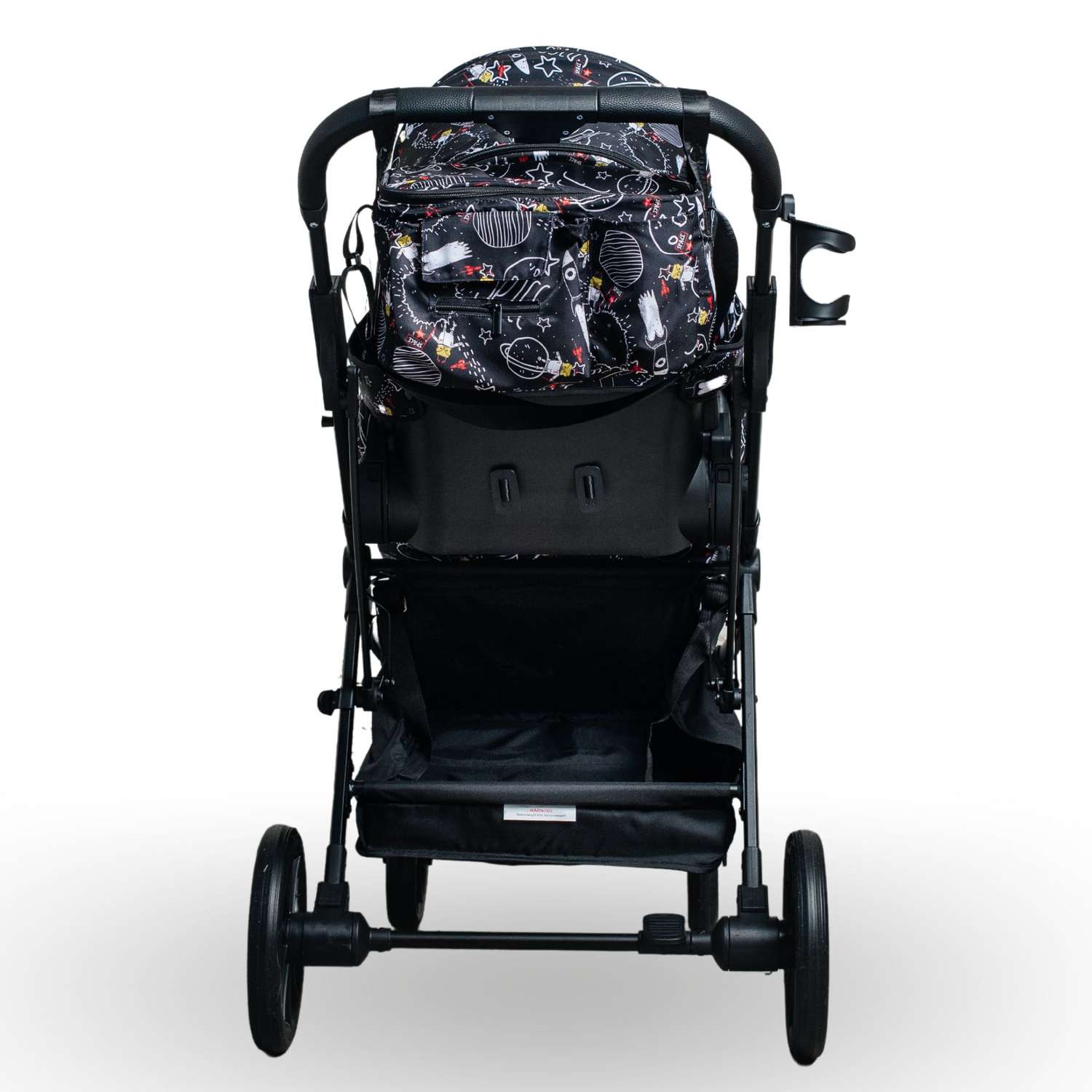 Прогулочная коляска Keka Lafesta с реверсивным блоком для новорожденных с сумкой цвет космос - фото 2