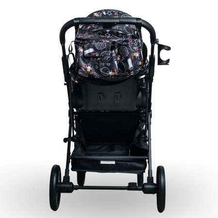 Прогулочная коляска Keka Lafesta с реверсивным блоком для новорожденных с сумкой цвет космос