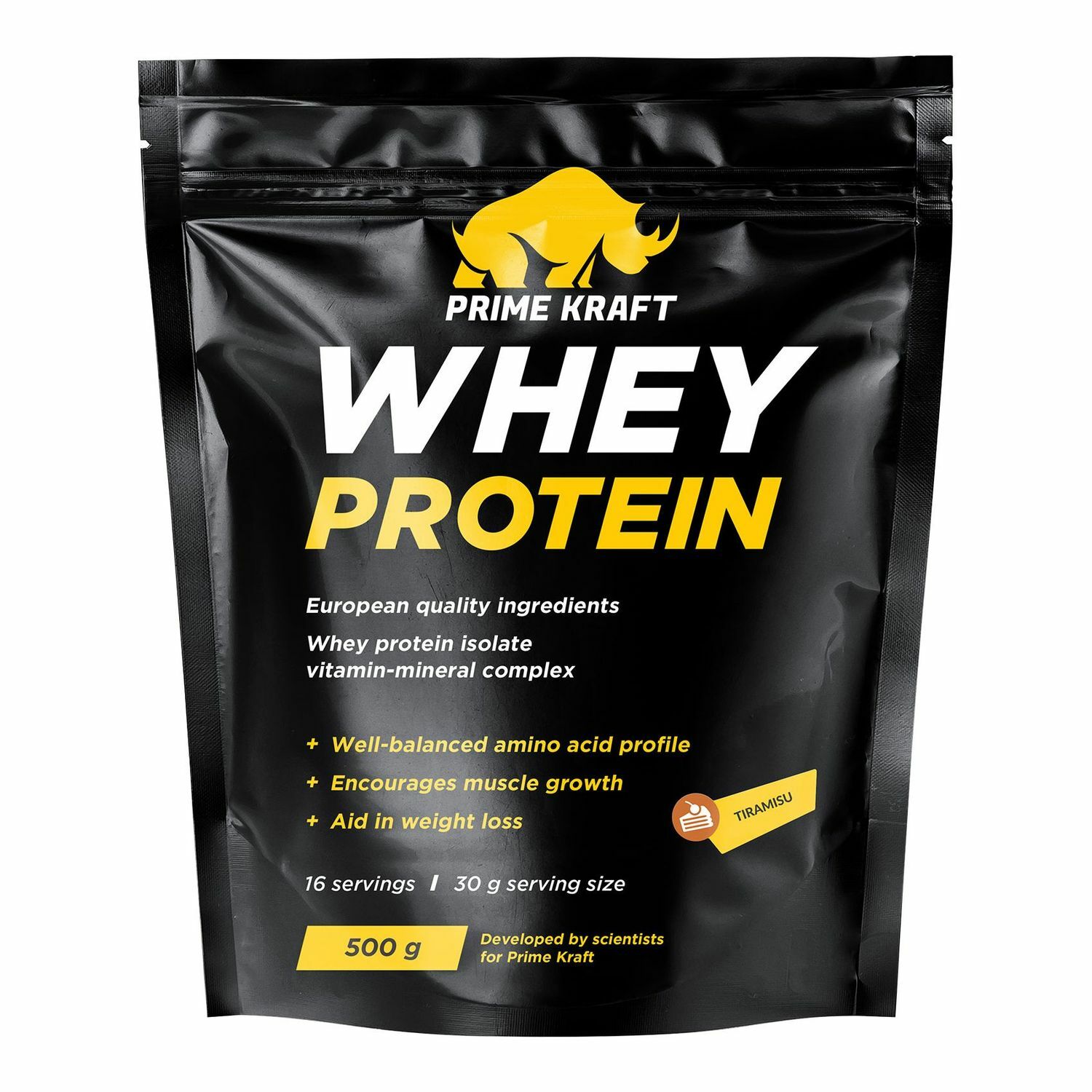 Протеин сывороточный Prime Kraft Whey тирамису 500г - фото 1