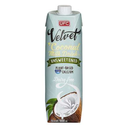 Напиток UFC-Velvet Unsw кокосовый без сахара 1л