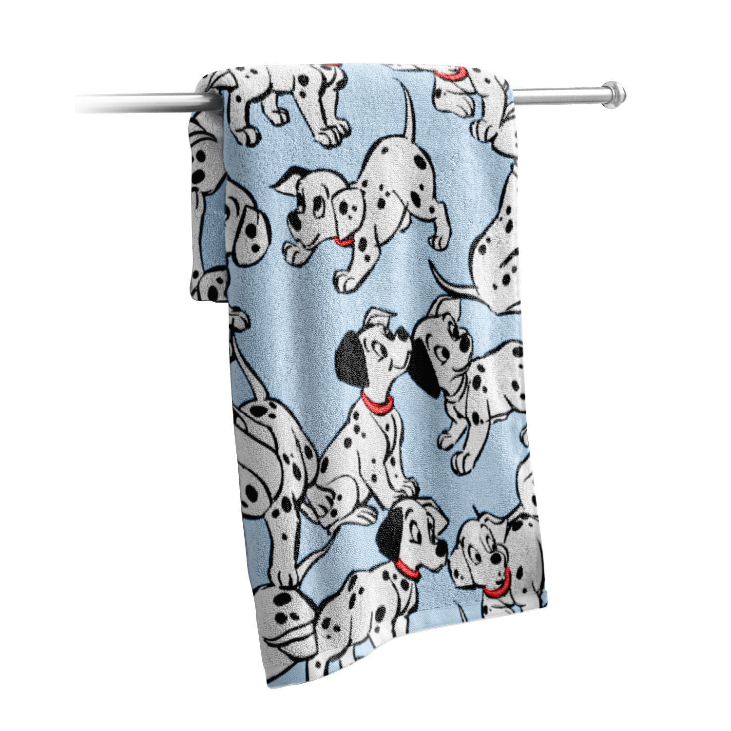 Полотенце детское 101 Dalmatians Дисней голубой р. 60*140 - фото 2