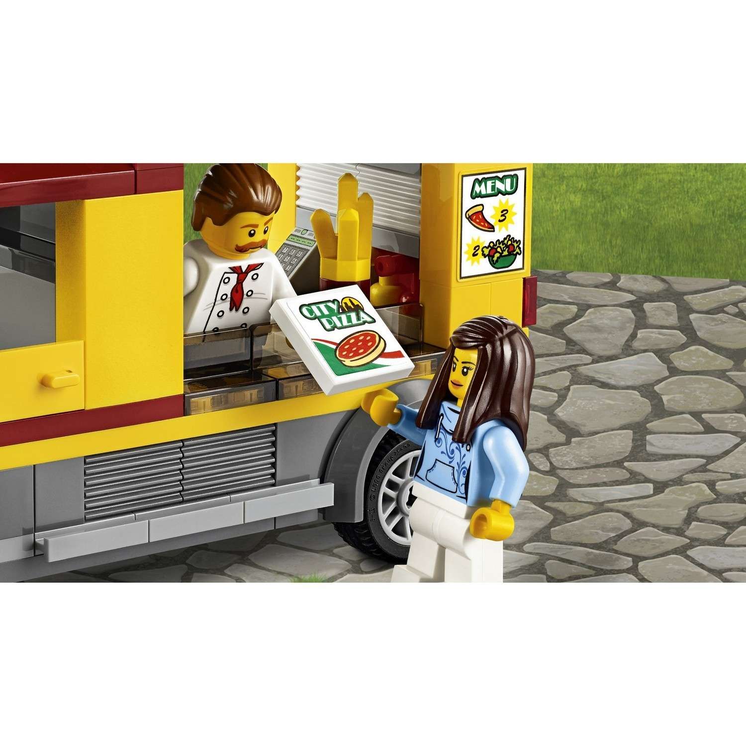 Конструктор LEGO City Great Vehicles Фургон-пиццерия (60150) - фото 7