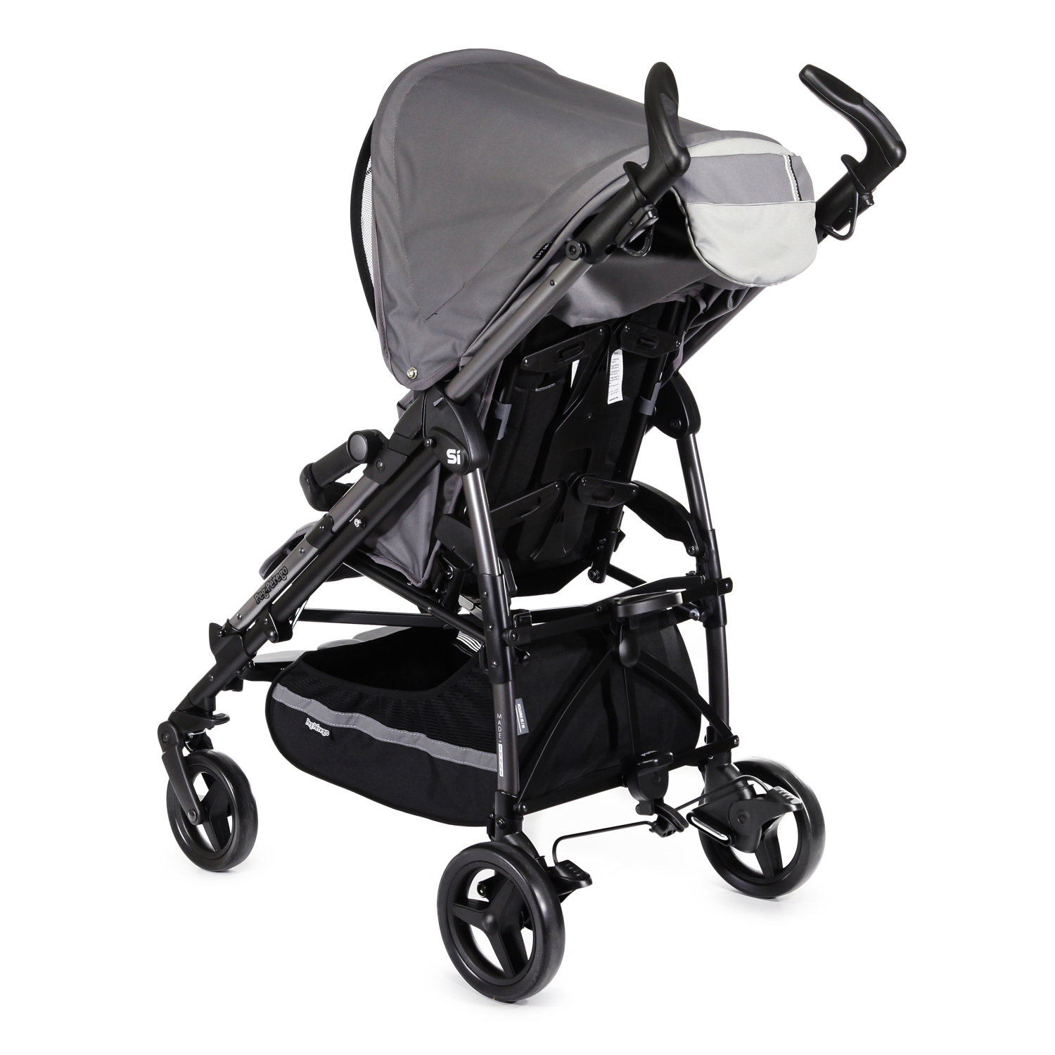 Коляска прогулочная Peg-Perego Si Classic Grey - фото 9