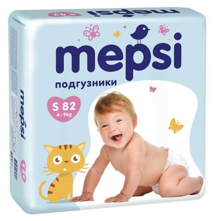 Подгузники Mepsi 82 шт. S