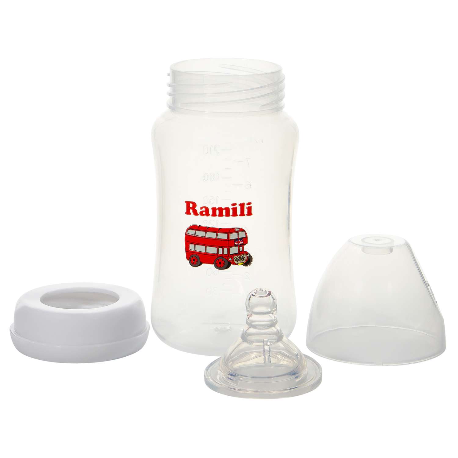 Бутылочка Ramili Противоколиковая для кормления 240ML - фото 1