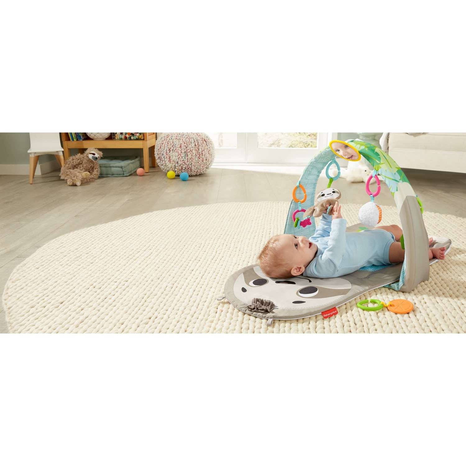 Коврик развивающий Fisher Price Ленивец GNB52 - фото 13