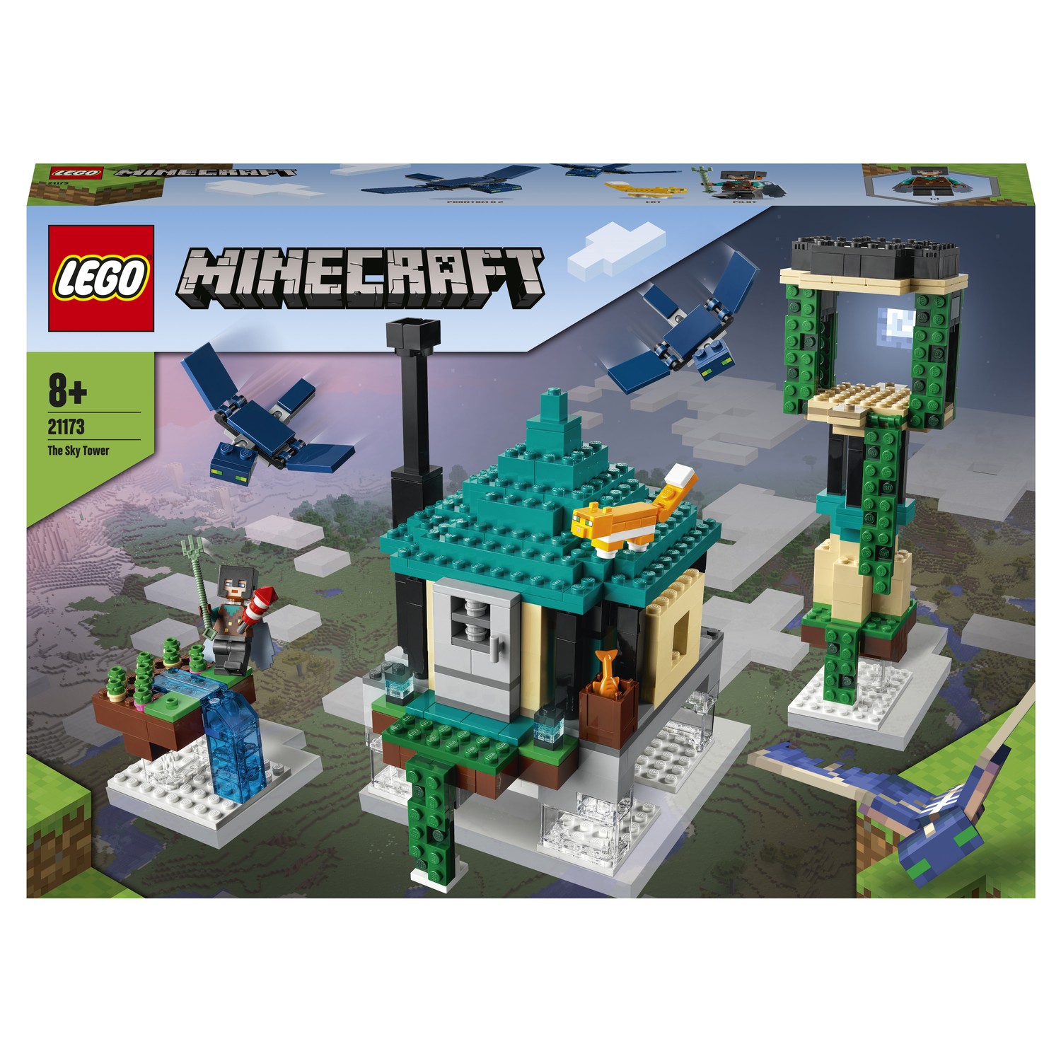 Конструктор LEGO Minecraft Небесная башня 21173 купить по цене 4799 ₽ в  интернет-магазине Детский мир