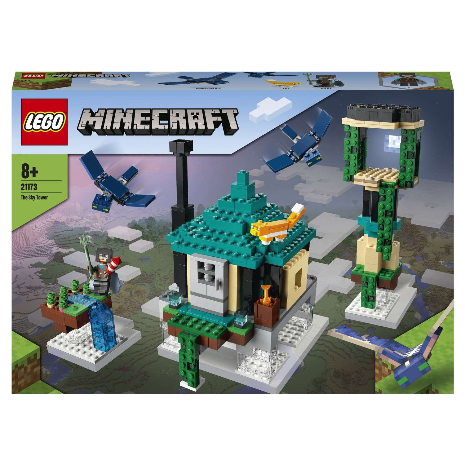 Конструктор LEGO Minecraft Небесная башня 21173 - фото 2