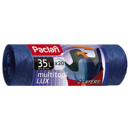 Мешки для мусора Paclan Multi-Top Lux 35л 20шт