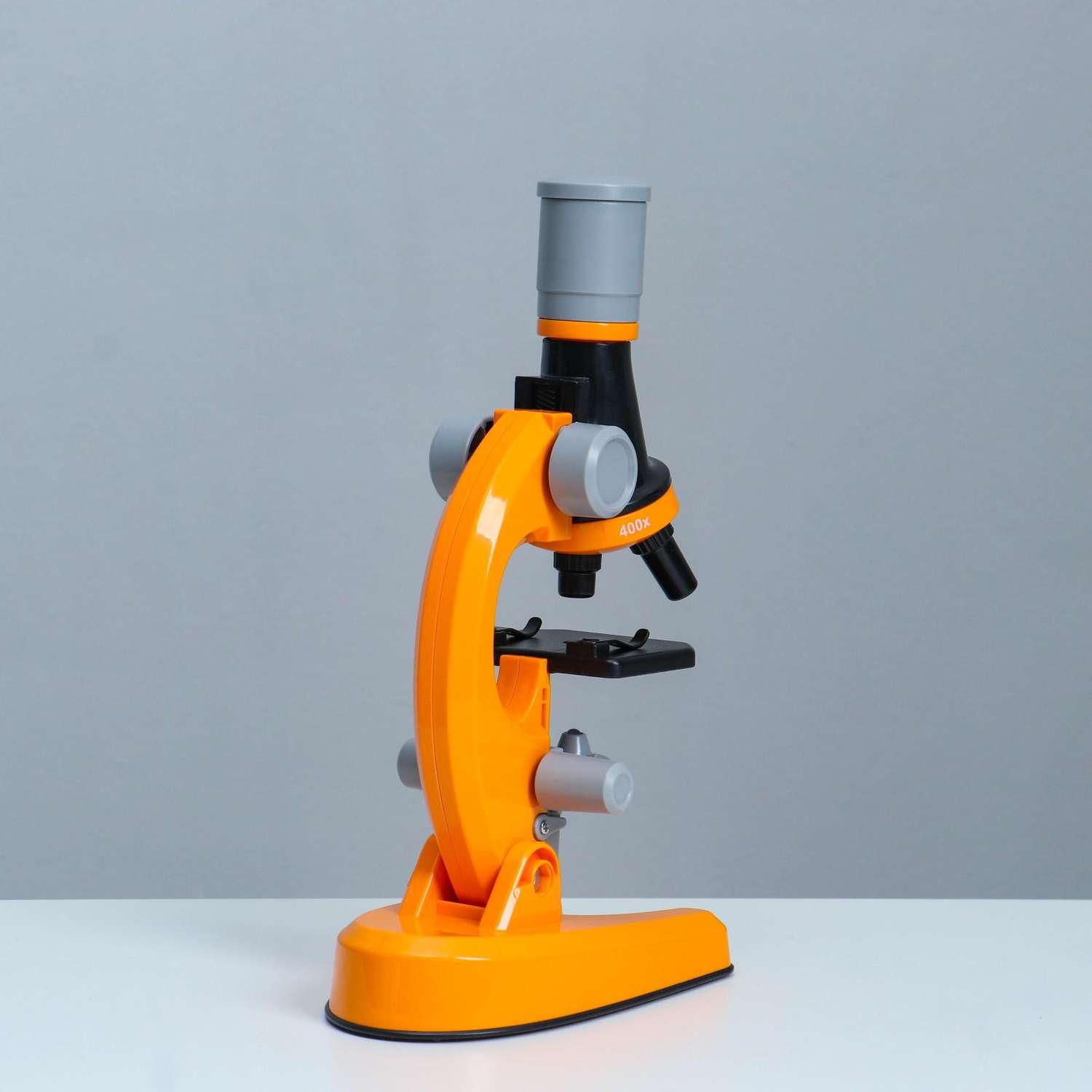 Микроскоп Sima-Land «Юный ботаник» кратность до х1200 оранжевый подсветка - фото 5