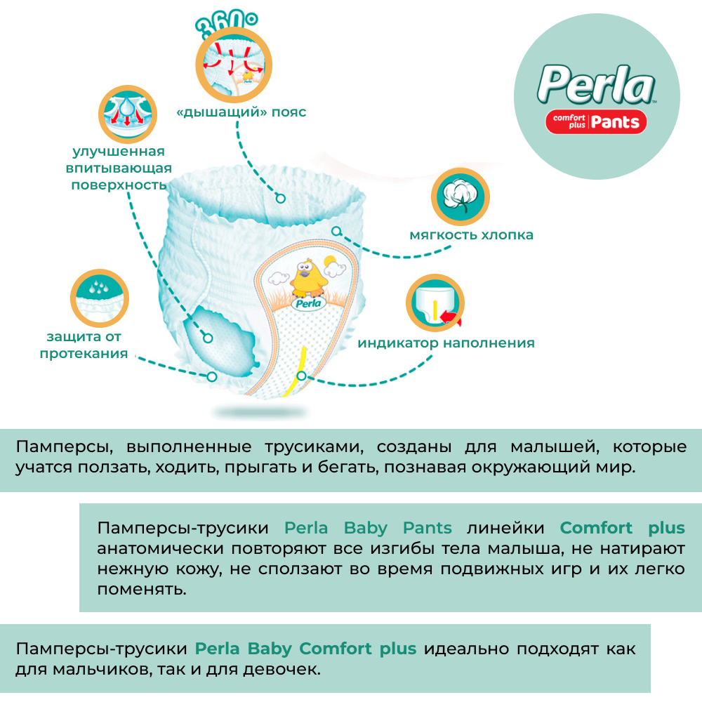 Трусики Perla 6 144 шт. - фото 2