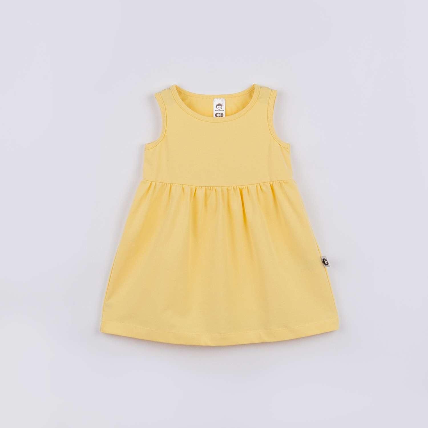 Платье Флисовичок F000000304/Лимонный - фото 5