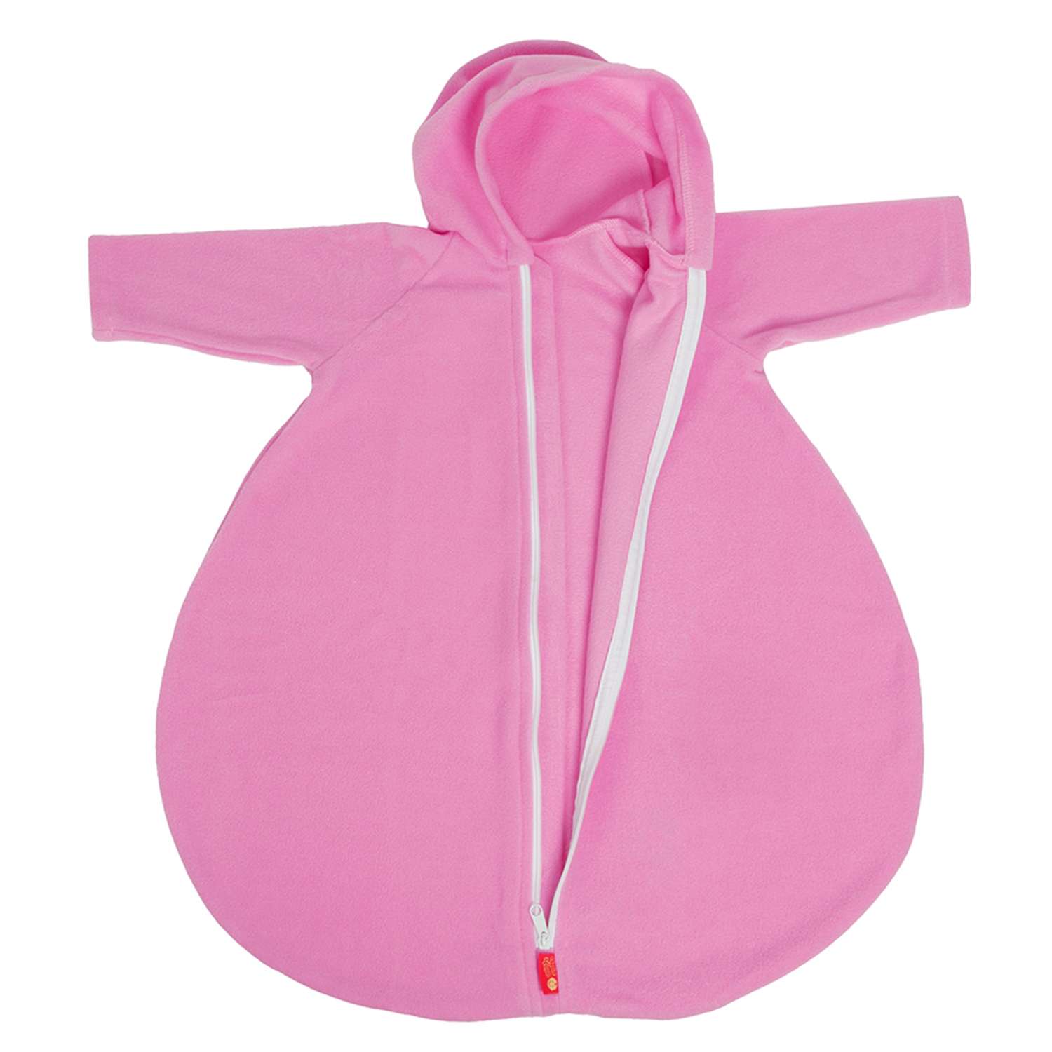 Конверт Чудо-чадо спальный мешок «Колокольчик» флис розовый - фото 2