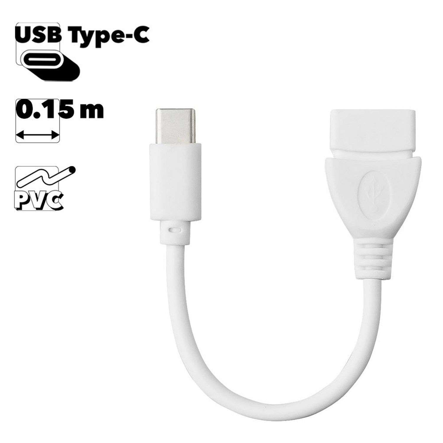 USB OTG адаптер Diin Type-C на USB - фото 4