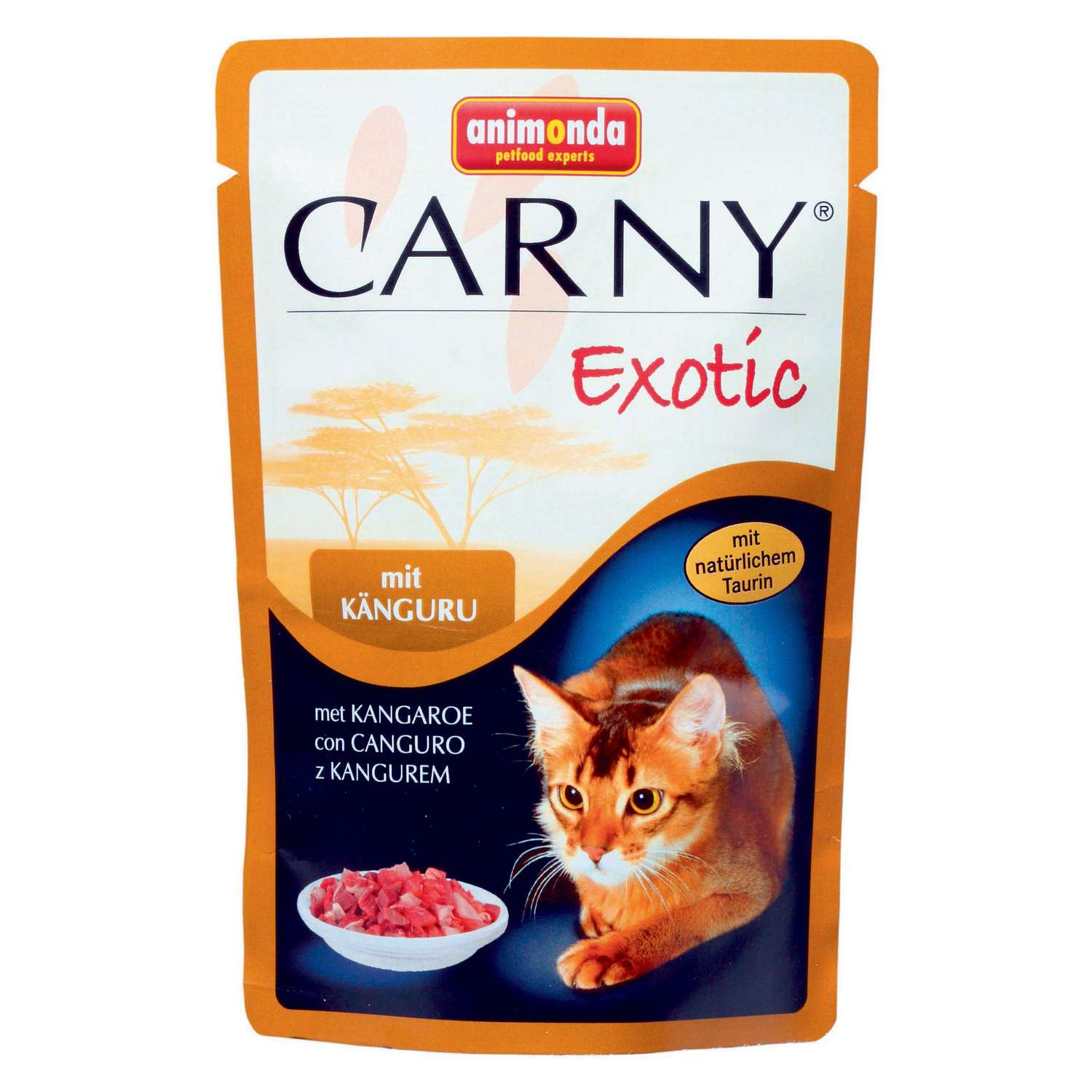 Корм влажный для кошек ANIMONDA 85г Carny Exotic с мясом кенгуру пауч - фото 1