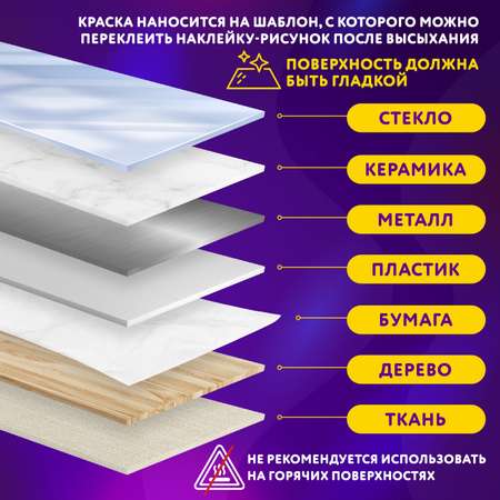 Краски витражные Юнландия 6 цв.