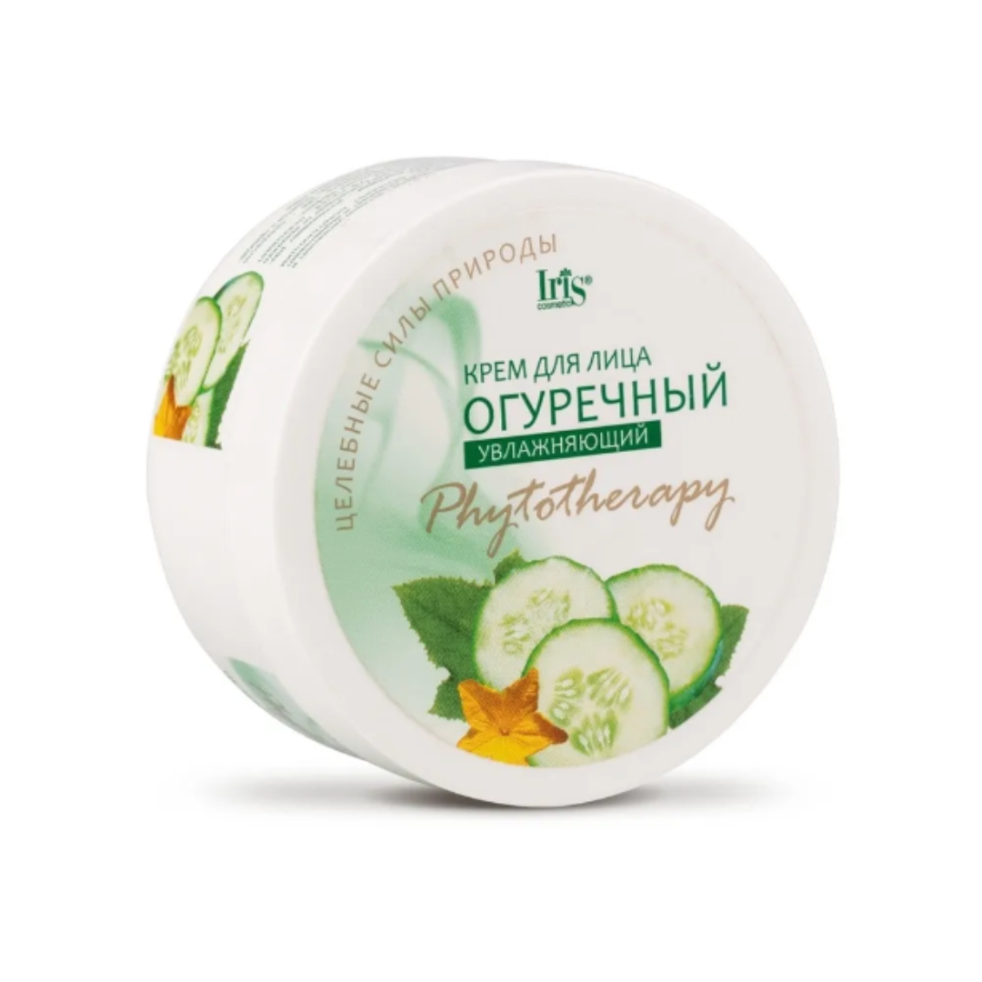 Крем для лица Iris Cosmetic phytotherapy огуречный отбеливающий 180мл - фото 2