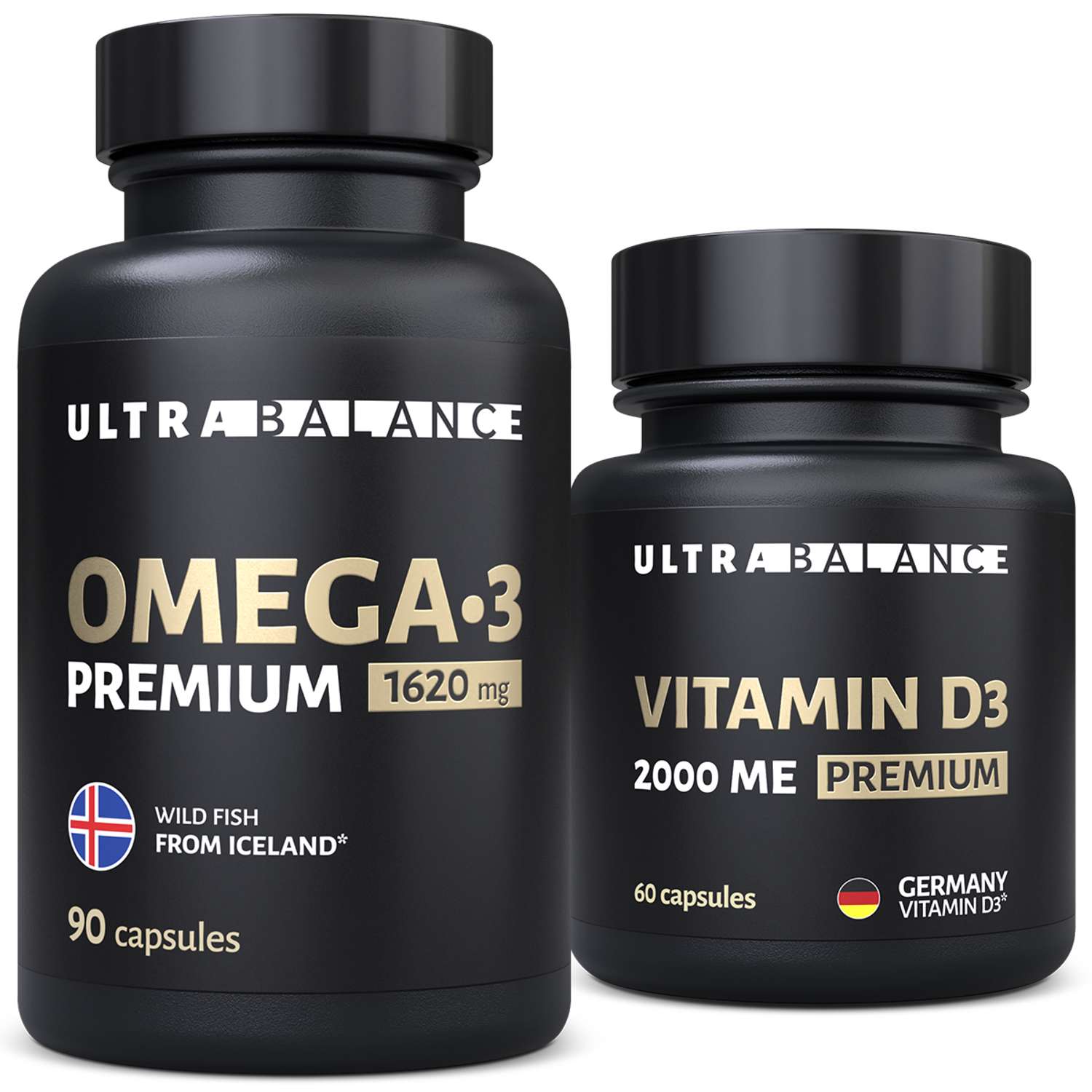 Комплекс для иммунитета UltraBalance Omega 3 Vitamin D3 Premium БАД капсулы - фото 1