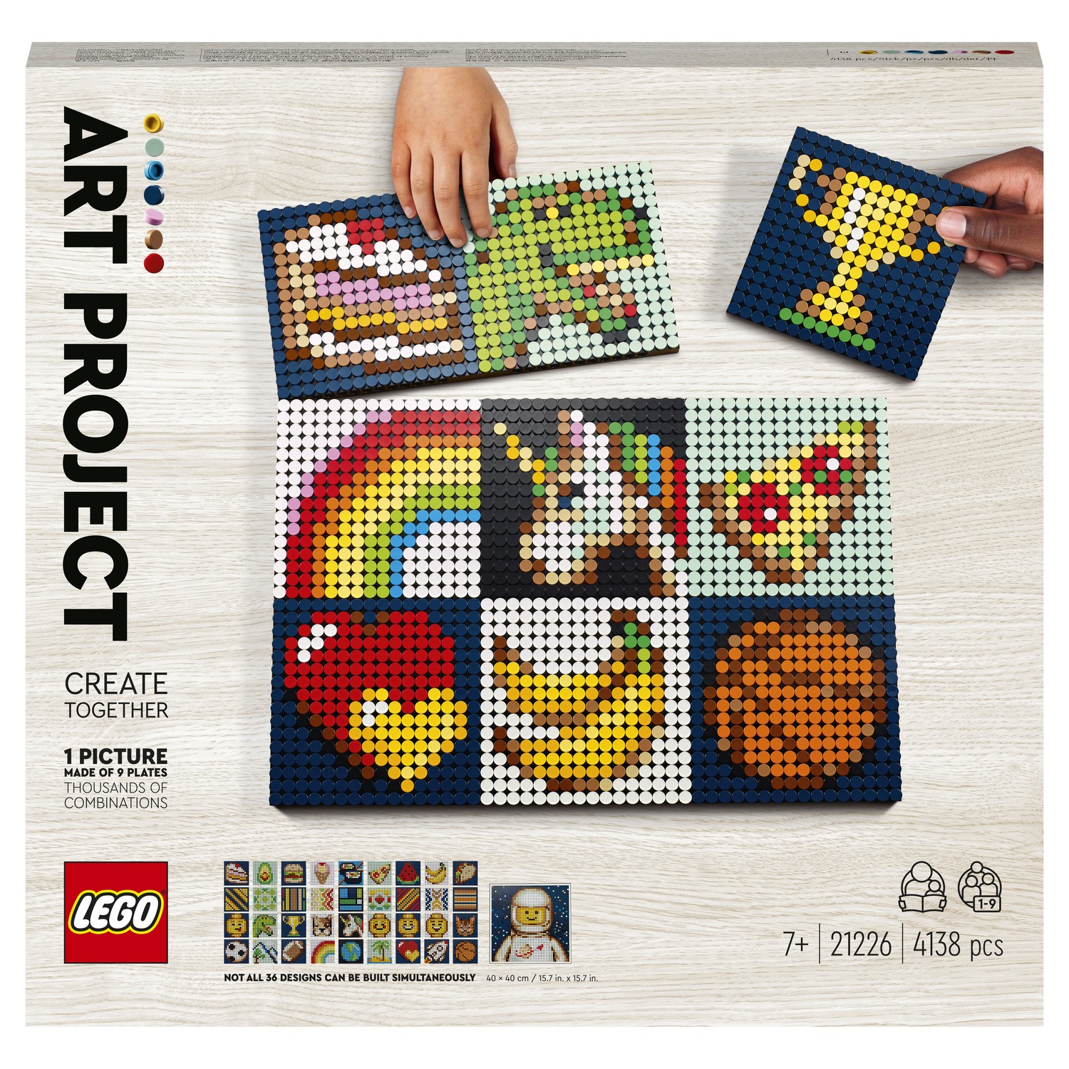 Lego art instructions sale