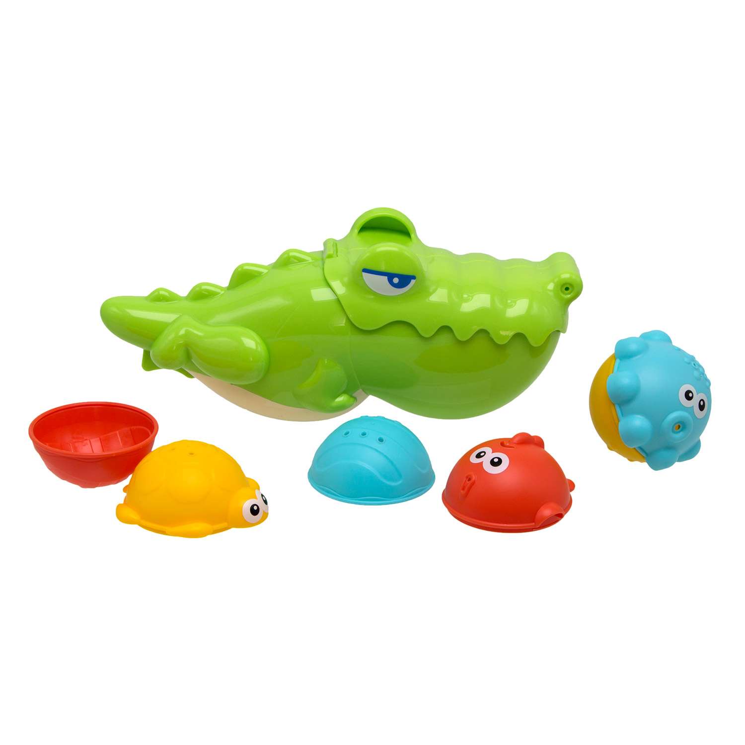 Набор игрушек для купания S+S Кроко-обжора Uwu baby - фото 2