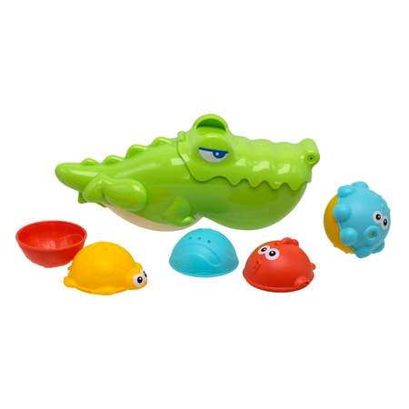 Набор игрушек для купания S+S Кроко-обжора Uwu baby